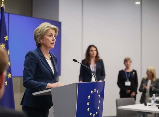 Von der Leyen Calls for Faster EU Industrial Approvals to Win Global Competition