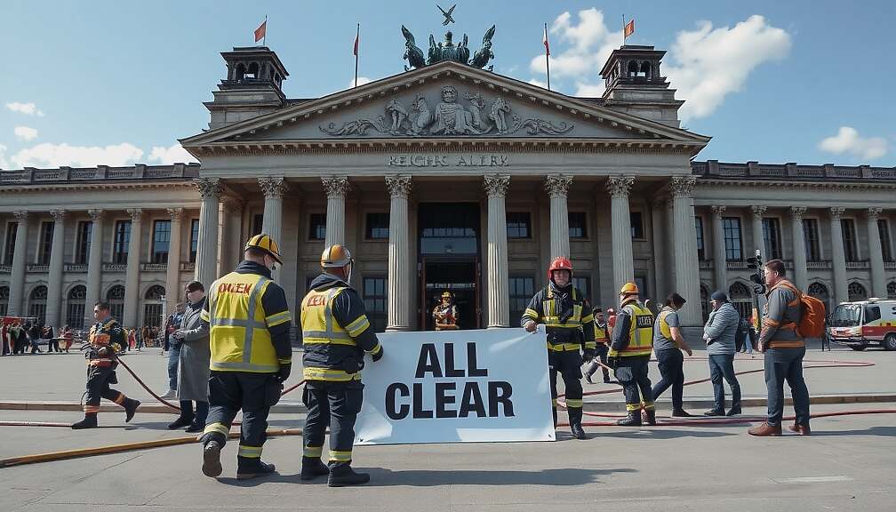 Reichstag Evacuation Reversed After Gas Alarm-Cleaning Chemical Suspected