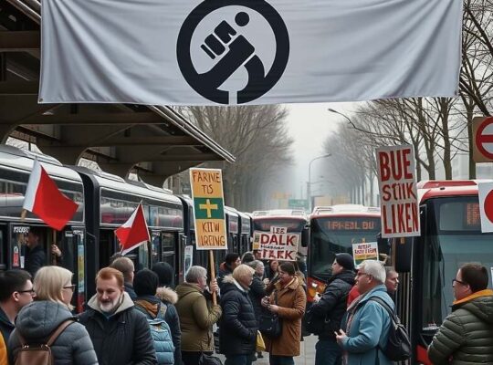 German Union Urges Transport Workers to Ease Nationwide Bus and Train Strikes Amid Economic Concerns