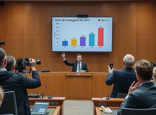 AfD Nears CDU/CSU Lead in Latest RTL/ntv Poll; Greens & Left Fall Behind