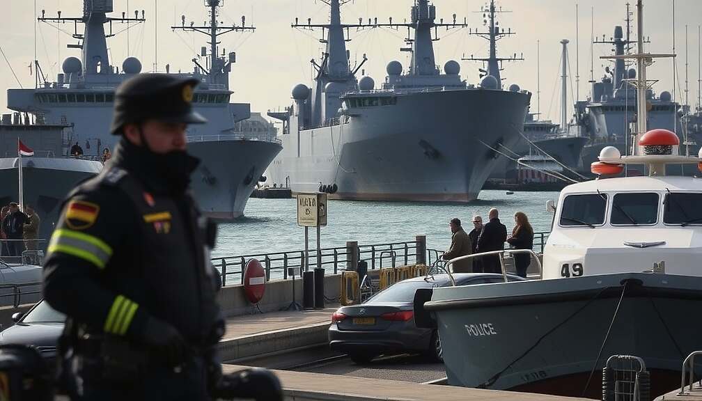 Two Arrested After Sabotage Attempts on German Navy Ships in Hamburg.
