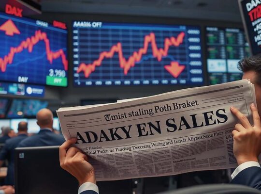 DAX Slides Toward 25,000 as Airbus Forecasts Weaken While Oil and Gas Prices Rise