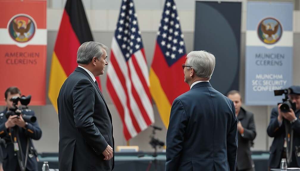 Germany's Merz Meets US Secretary Rubio at Munich Security Conference, Reaffirms NATO's Transatlantic Bond
