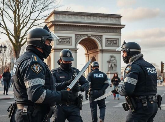 Paris Police Shoot Knife Attacker at Arc de Triomphe Ceremony, Warn of Terrorist Threat