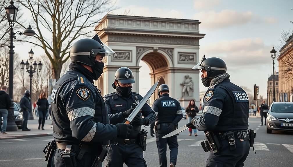 Paris Police Shoot Knife Attacker at Arc de Triomphe Ceremony, Warn of Terrorist Threat