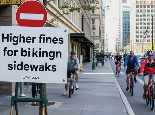 German Pedestrian Association Urges Stricter Penalties for Cyclists on Footpaths