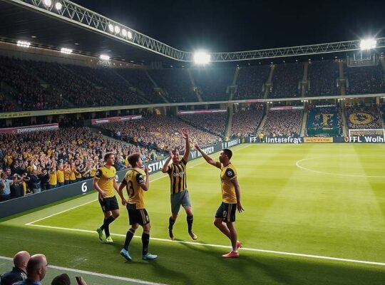 Dortmund Narrowly Wins 2‑1 vs. Wolfsburg, Shrinks Bayern Gap to Three Points.