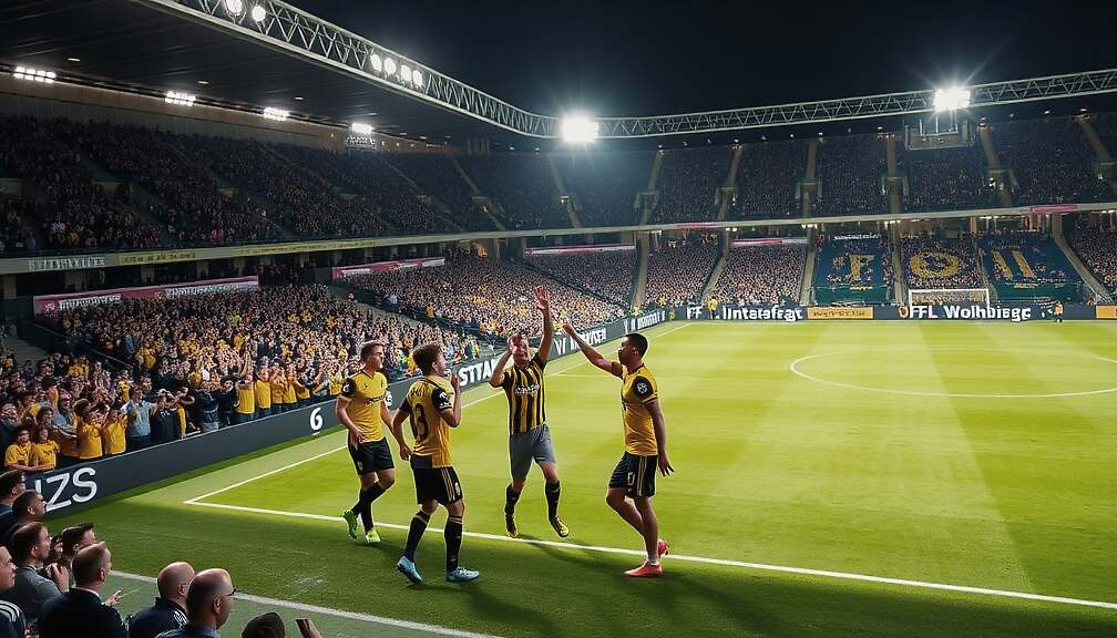 Dortmund Narrowly Wins 2‑1 vs. Wolfsburg, Shrinks Bayern Gap to Three Points.