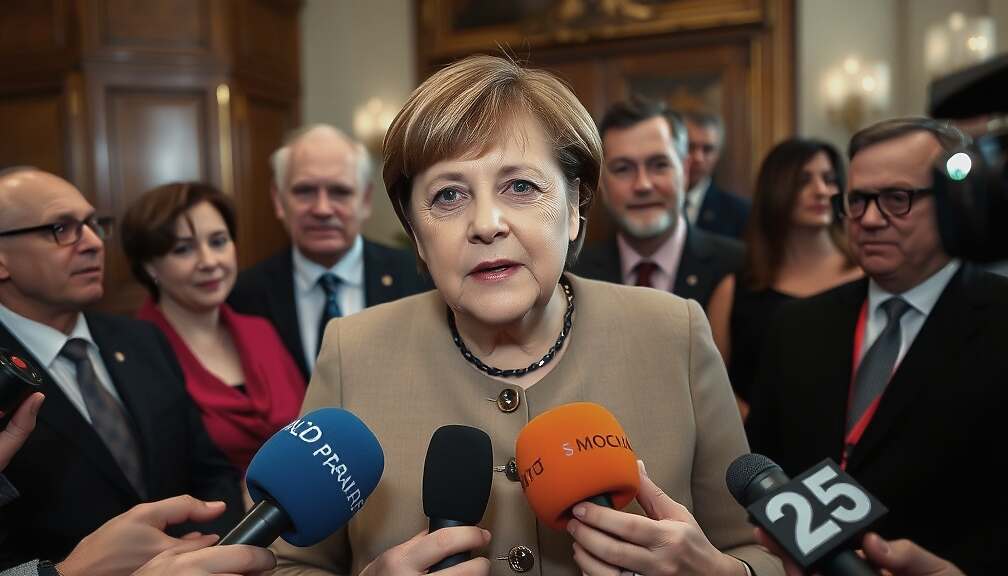 Former Chancellor Merkel Rules Out Running for German Presidency Amid Speculation and Calls for First Female Head of State.