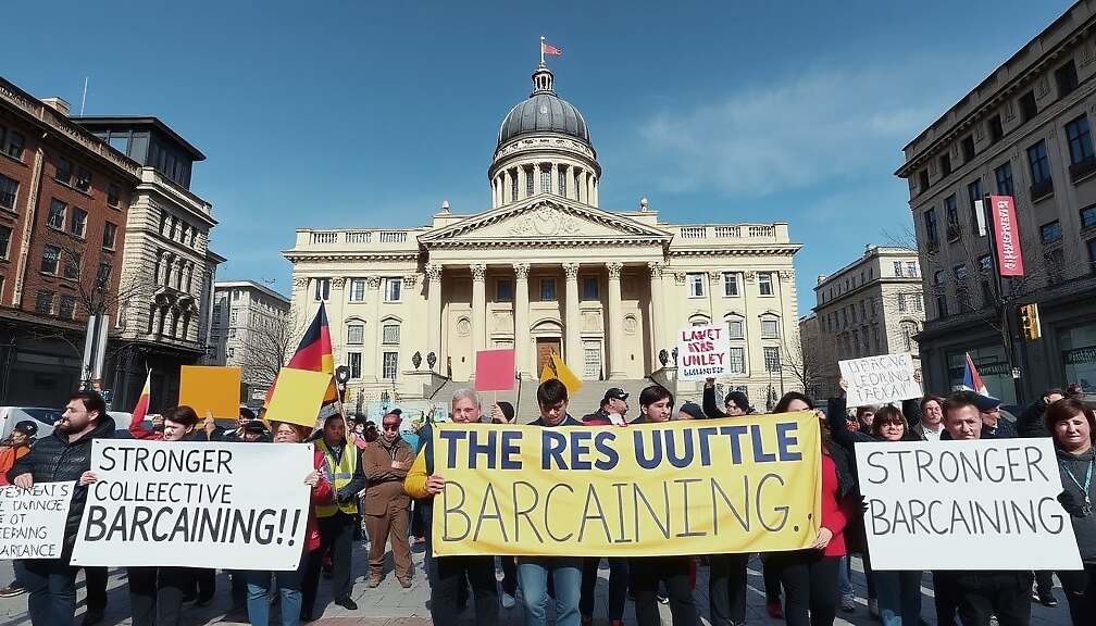 German Union Blasts CDU Over Delay of Wage-Bargaining Plan, Urges EU Compliance