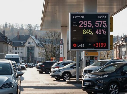 Diesel Tops Super E10 Amid Brent Rally, ADAC Calls Prices Too High