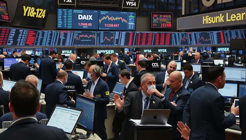 Customs Turmoil Drives DAX Below 25,000, Markets in Uncertainty