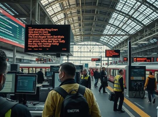 Deutsche Bahn Blames Cyberattack for Nationwide IT Outage