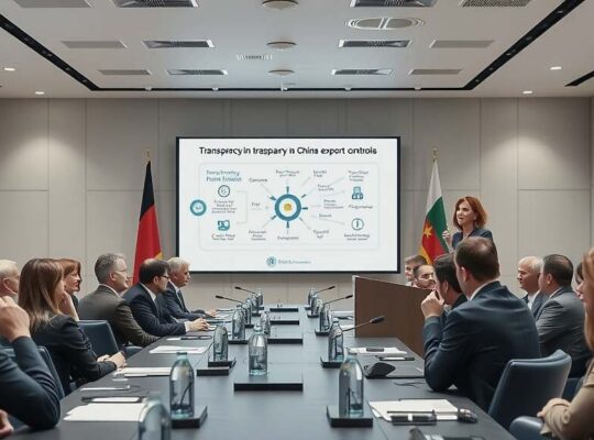 German Industry Urges Transparency in China Export Controls to Cut Strategic Dependence