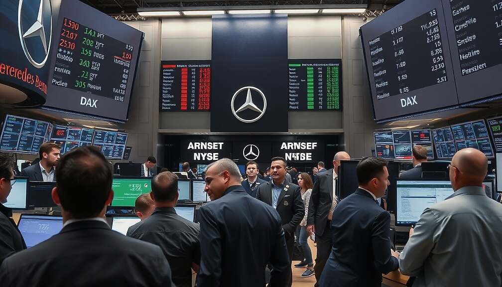 DAX Climbs as Mercedes Suffers Profit Decline, Signals Dividend Cut