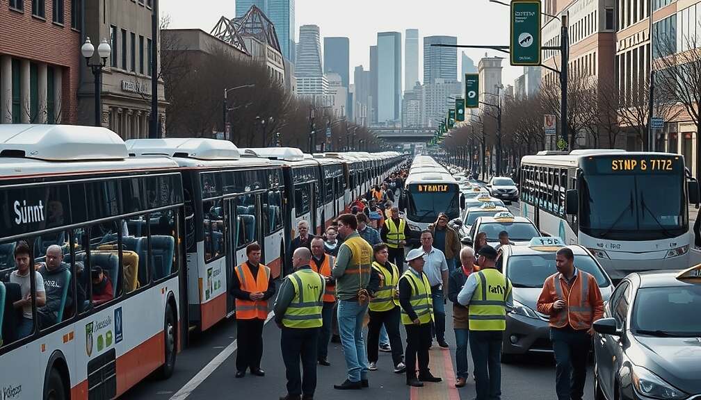 Verdi Strikes Shut Down Germany's Public Transit, Pushing for Better Hours and Pay for 100,000 Workers