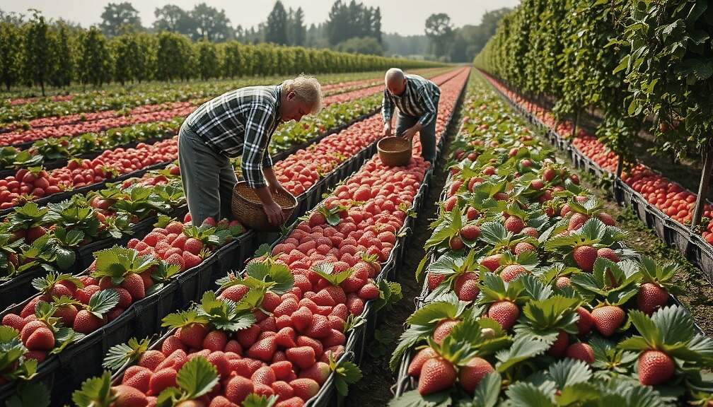 Germany's 2025 Berry Harvest Soars 23% to a Record 45,700 Tons, Fueled by Favorable Weather Conditions