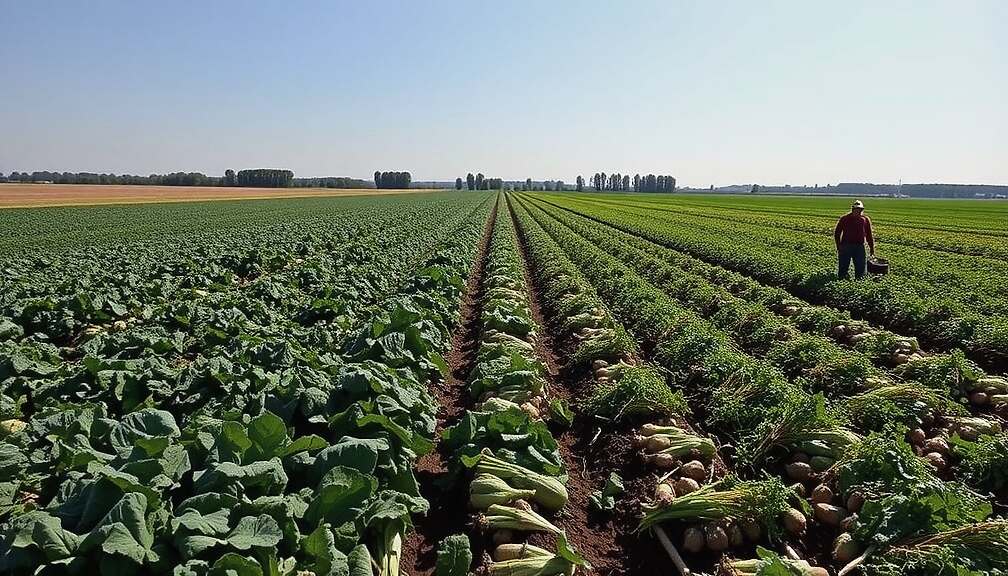 Germany's 2025 Vegetable Yields Reach Record Peak, Surging 8 % Over 2024 and Overtaking 2019‑24 Average