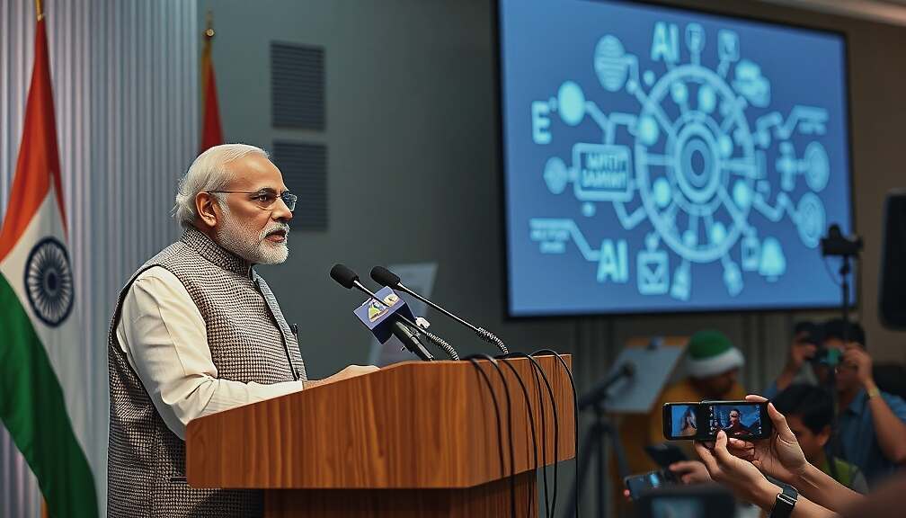 Modi Proposes AI as a Public Good, Demands Global Standards for Authenticity and Verification