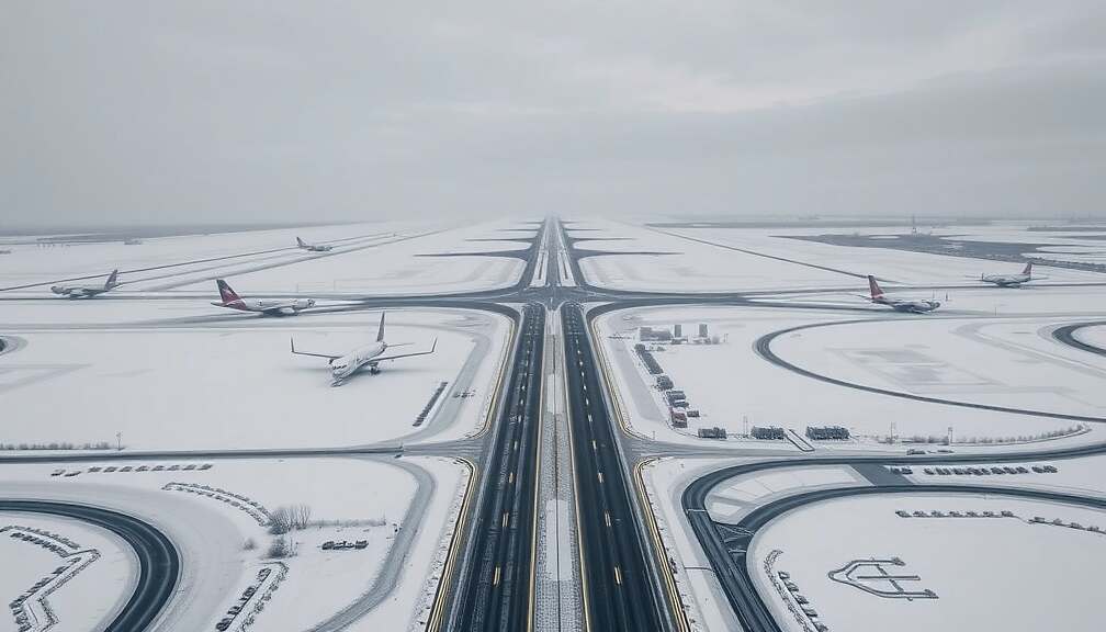 Ice Alert in East Germany Halts Berlin Airport Flights Amid Slippery Roads