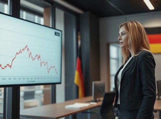 German ZEW Index Falls 1.3 Points in February as Export Sectors Surge, Private Consumption Improves, While Banking and IT Sectors Worsen