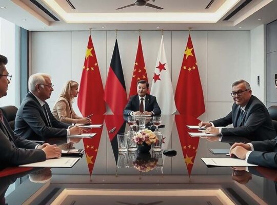 German Minister Calls for China to Drop Investment Bans Ahead of Merz's Beijing Trip.