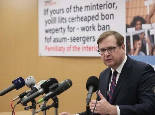 Germany's Interior Minister Aims to Lift Asylum Seekers' Work Ban Within Three Months