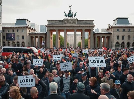 Thousands Rally in Berlin to Cheer US‑Backed Airstrikes on Iran