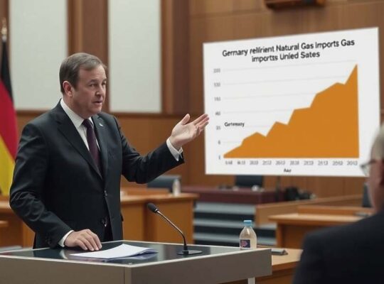 German Economist Warns of U.S. LNG Leverage, Urges Strategic Gas Reserves