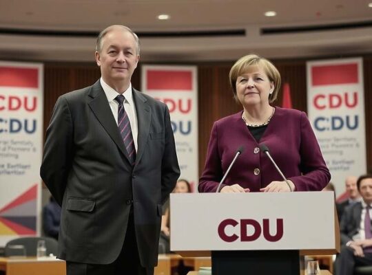 Merz Praises Merkel's Stuttgart Visit as a "Richening" Boost for the CDU Congress.