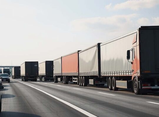 German Truck Toll Mileage Index Falls 2.3% in January, Early Economic Signal
