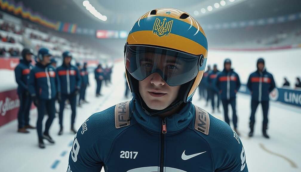 IOC Bars Ukrainian Skeleton Star Vladylsav Heraskevych Over Memorial Helmet, Sparking Controversy