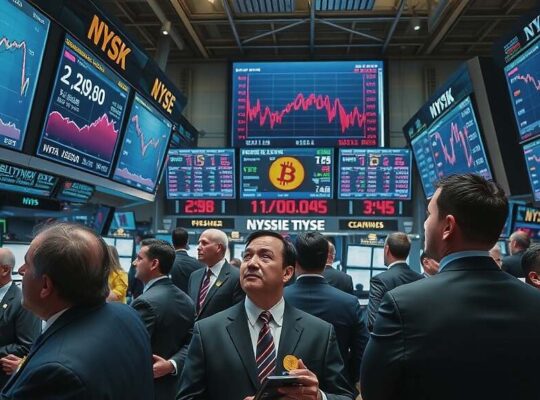 US Stock Slumps 1.2%, Bitcoin Slides 12% Amid Investor Panic