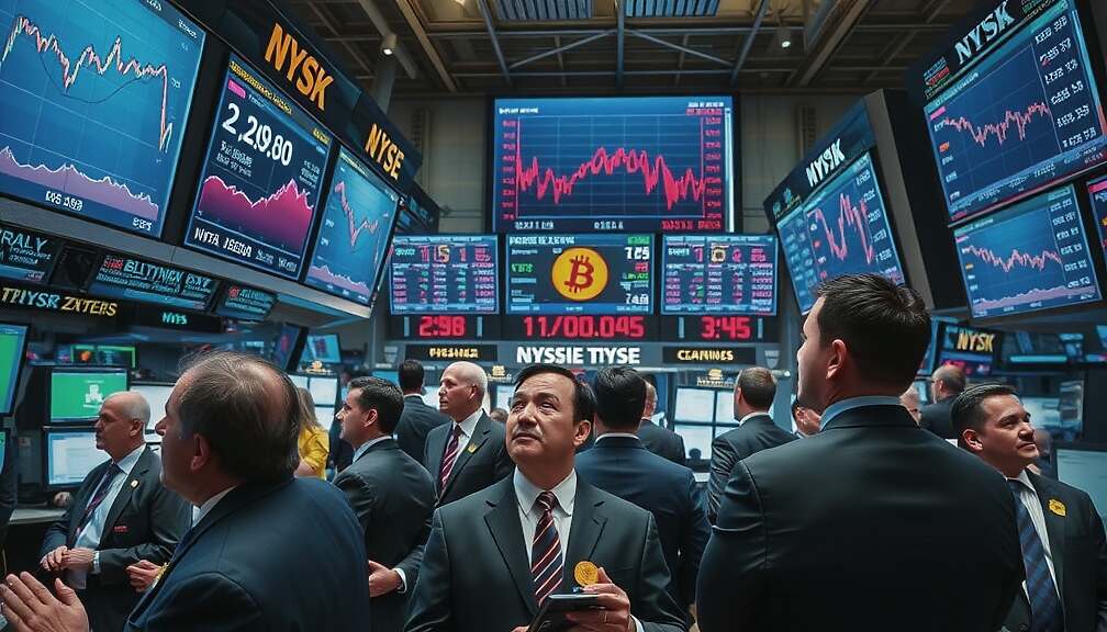 US Stock Slumps 1.2%, Bitcoin Slides 12% Amid Investor Panic