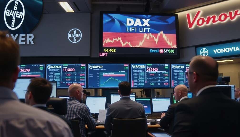 Dax Grows 0.8% Led by Bayer and Vonovia Amid AI Disruption Fears and Slipping Energy Prices