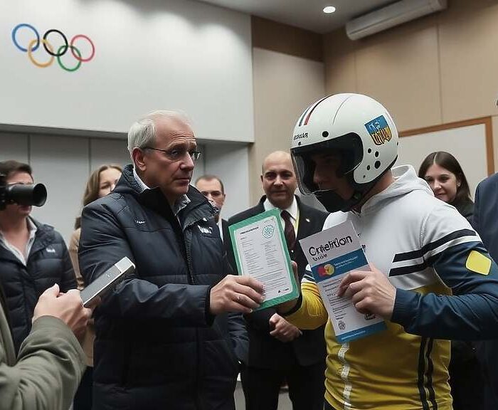 IOC Bars Ukrainian Skeleton Racer from 2026 Games Over Memorial Helmet Protest.