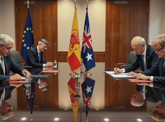 EU and Australia Seal Defense Pact, Eye €60 Billion Ukraine Aid