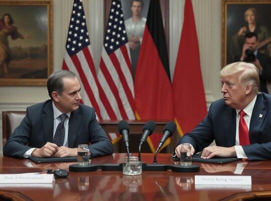 Merz to Tackle Trade Dispute and Security Issues with Trump During Washington Visit