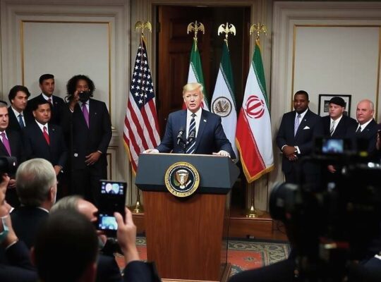 Trump Urges Iran to Halt Nuclear Ambitions, Warns of Possible Military Strike if It Persists.