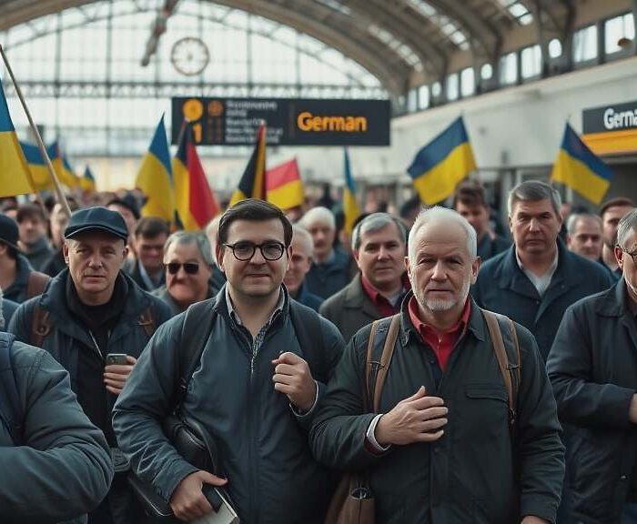 350,000 Ukrainian Men Resettle in Germany in One Year Amid Ongoing War, Fueling Policy Debate.