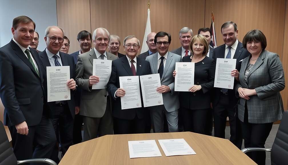 SPD and CDU Present "Responsibility for Brandenburg" Pact, Promising Cuts and Structural Reform.