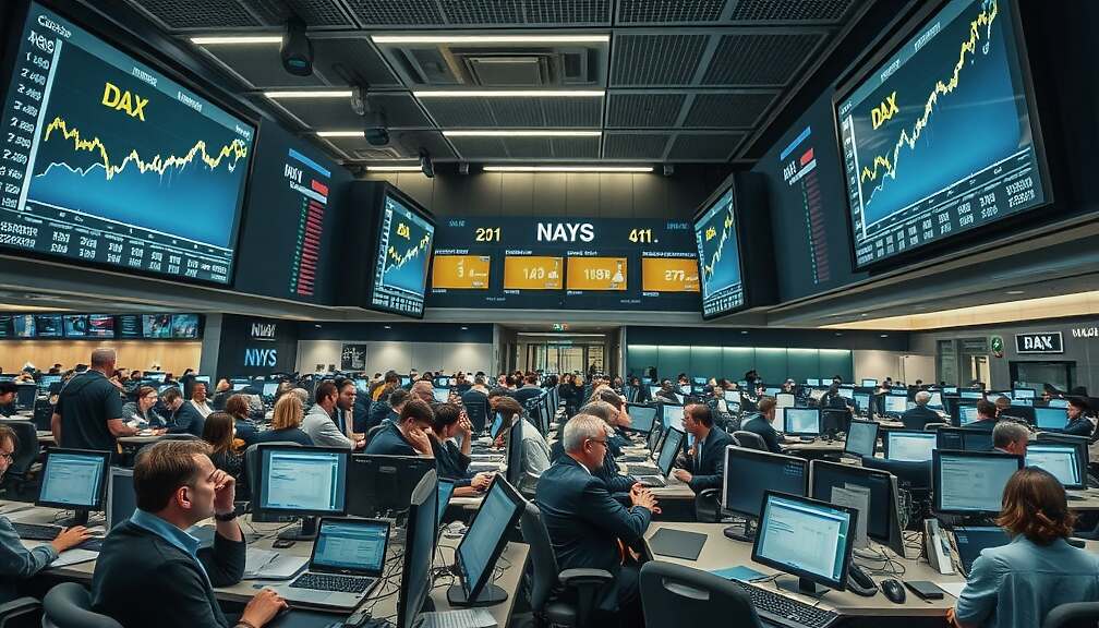 DAX Adds 0.4% as Volumes Surge, Yet Investor Nerves Remain High