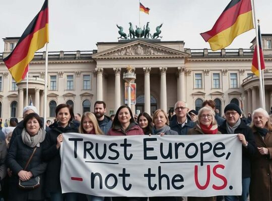 Germany's Trust in the U.S. Falls 28 Points as Europeans Step Up - Survey Findings 