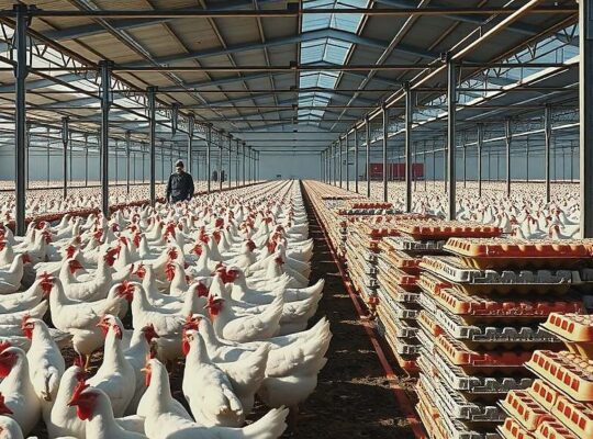 Germany's 2025 Egg Output Climbs 0.5% as Outdoor and Organic Shares Rise, Caged Farming Declines.