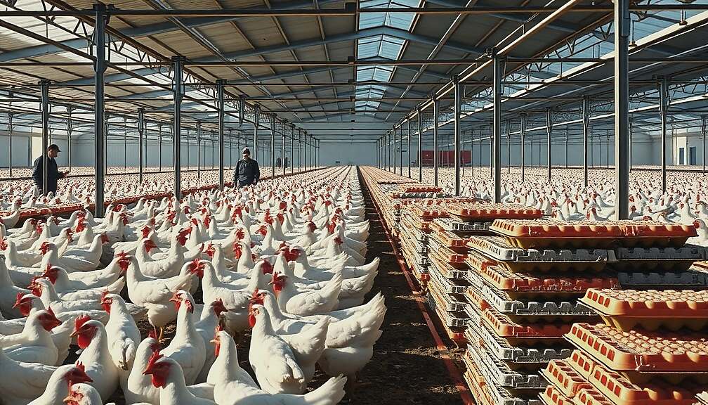 Germany's 2025 Egg Output Climbs 0.5% as Outdoor and Organic Shares Rise, Caged Farming Declines.