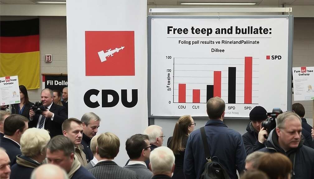 CDU Holds 29% Lead in Rheinland‑Pfalz Pre‑Election Poll, 2 Points Ahead of SPD