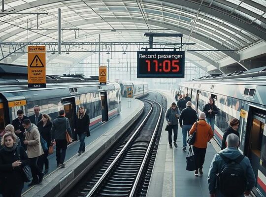 Deutsche Bahn Hits 1.93 Billion Passengers in 2025 Despite Ongoing Delays and Construction Chaos