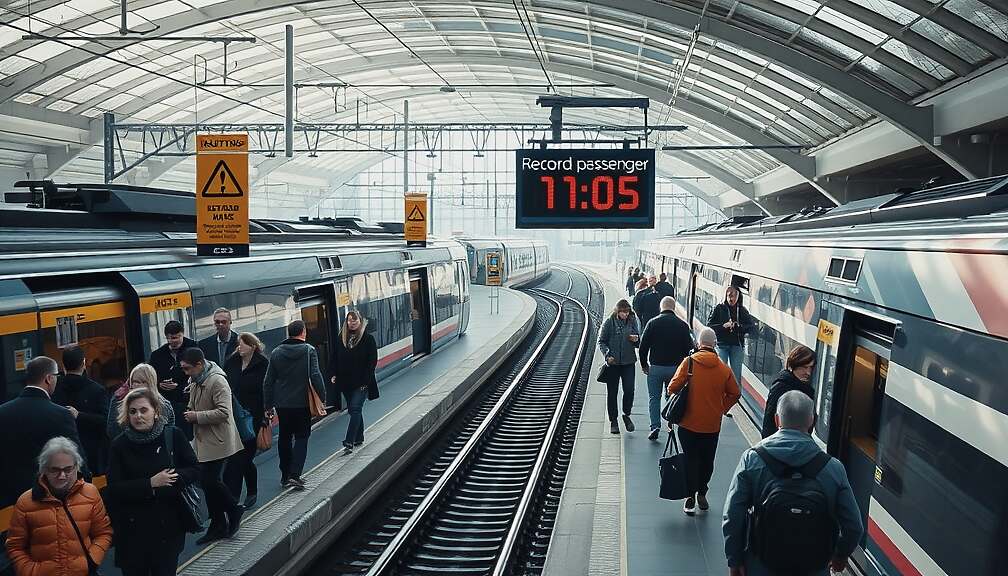 Deutsche Bahn Hits 1.93 Billion Passengers in 2025 Despite Ongoing Delays and Construction Chaos
