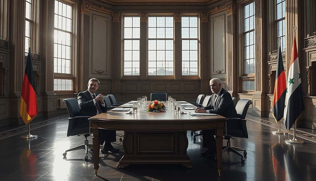 Germany's Left Party Decries Merz's Meeting with Syrian Interim President During Berlin Visit