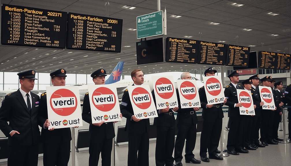 Verdi Calls for BER Airport Strike on Wednesday Amid Stalled Wage Negotiations